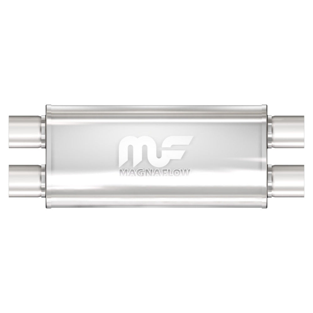 5x8 Oval Muffler, 3 Dual In/Out, 18Body, 24 Length, 3 Size 12469 Magnaflow - Performance Mufflers Car Part People