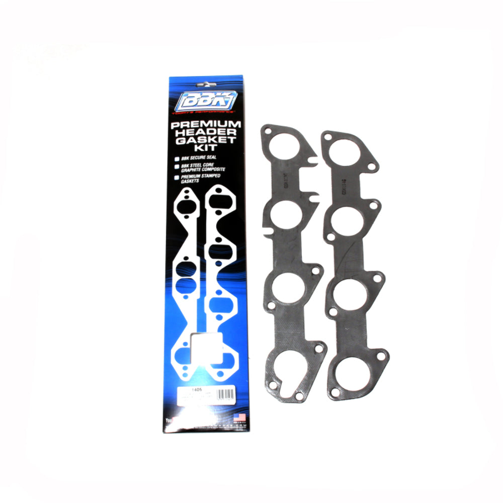 Premium Header Gasket Set Fits Ford Sbf 302 / 351 Oval 1-3/4" (Pair)-1400 - Car Part People