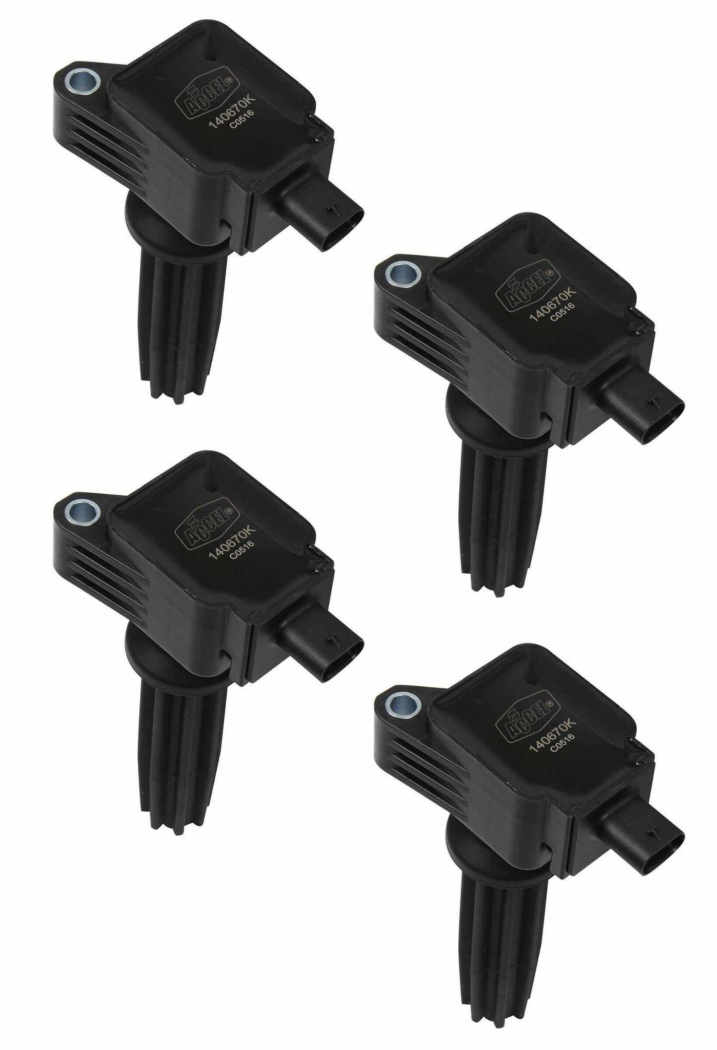 ACCEL Ignition Coil-SuperCoil- 12-17 Ford EcoBoost 2.0L/2.3L-L4-Black-140670K-4