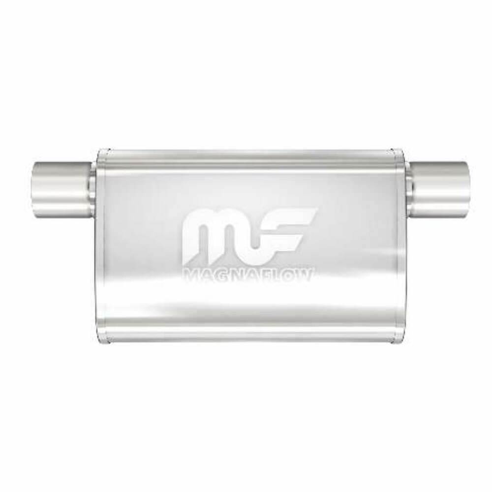 Universal Performance Muffler Mag SS 4X9 14 2.5/2.5 O/O 14377 Magnaflow