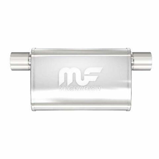 Universal Performance Muffler Mag SS 4X9 14 2.5/2.5 O/O 14377 Magnaflow