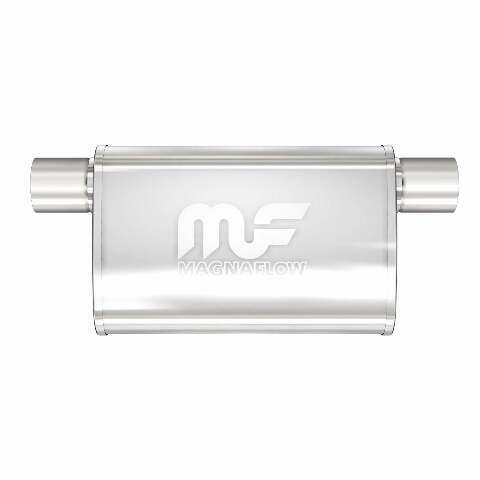 Universal Performance Muffler Mag SS 4X9 14 2.5/2.5 O/O 14377 Magnaflow