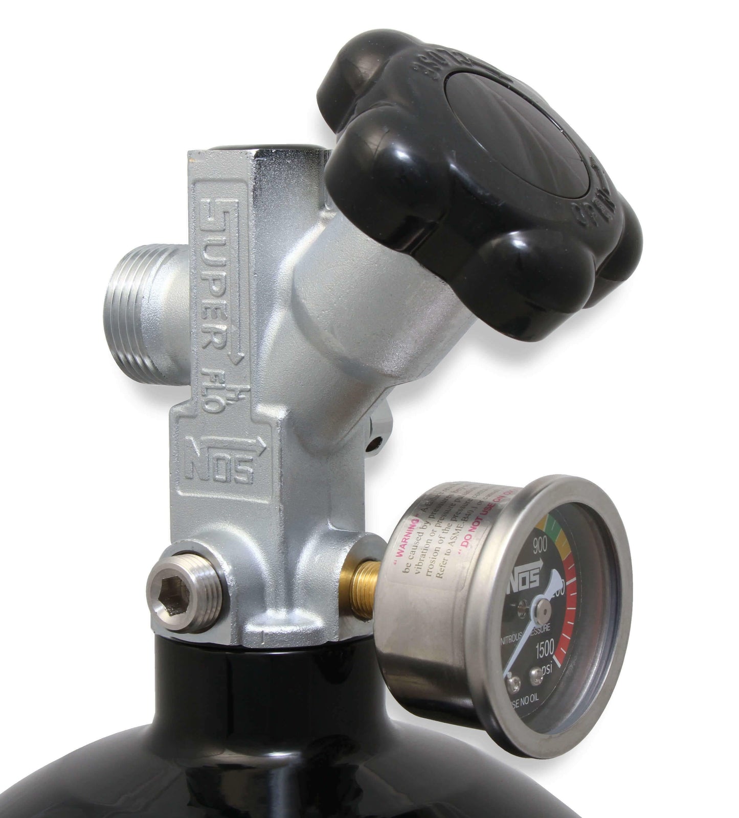10lb NOS Bottle Carbon Fiber Hydro Dipped W/ Super Hi-Flow Valve 14745BNOS