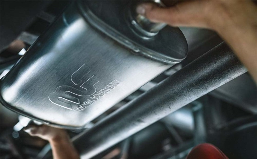 Exhaust Muffler for Street 5 X 8in. Oval Straight-Through Performance Exhaust Muffler MagnaFlow 14862