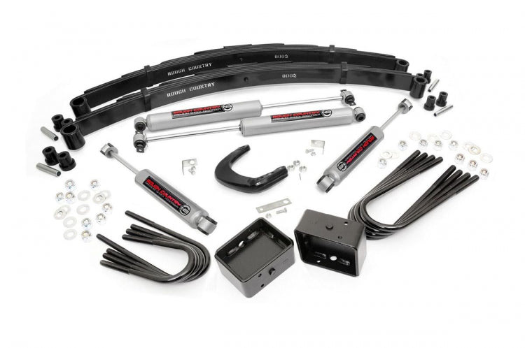 Fits GMC C25/K25 Truck (77-87)/Half-Ton Suburban (77-91) 4 Inch Lift Kit; 150.2