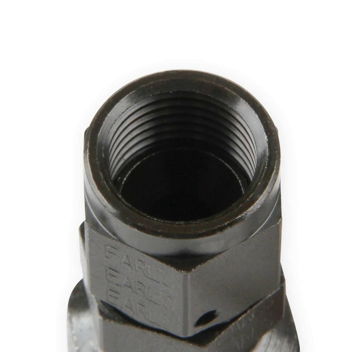 Earls Power Steering Hose End-Black Chromate - 150106ERL