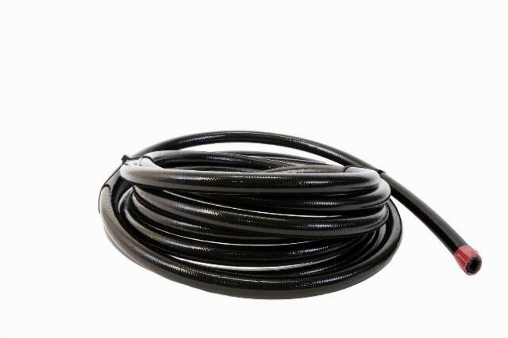 Aeromotive 15323 Braided Stainless Steel PTFE Fuel Line; Black Jacketed - Universal Fuel Line Car Part People