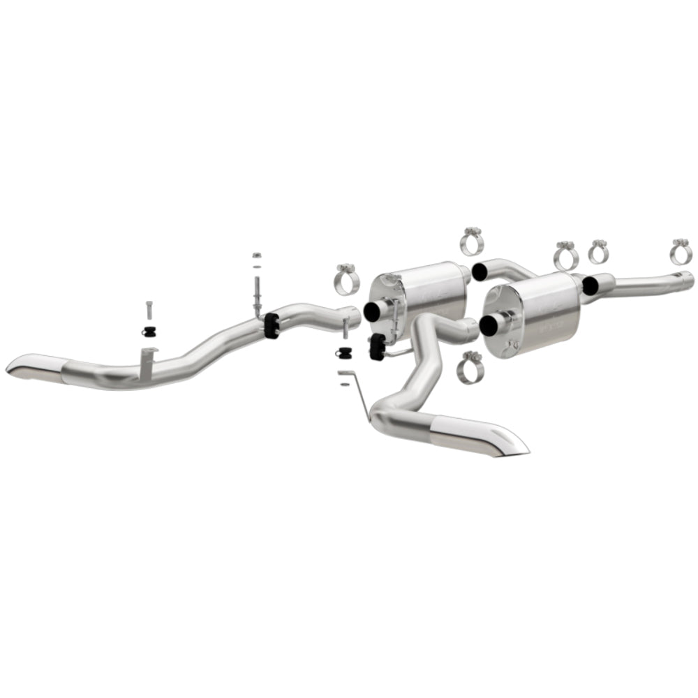1966-1977 Ford Bronco System Street Crossmember-Back 15344 Magnaflow - Crossmember Back Exhaust Car Part People