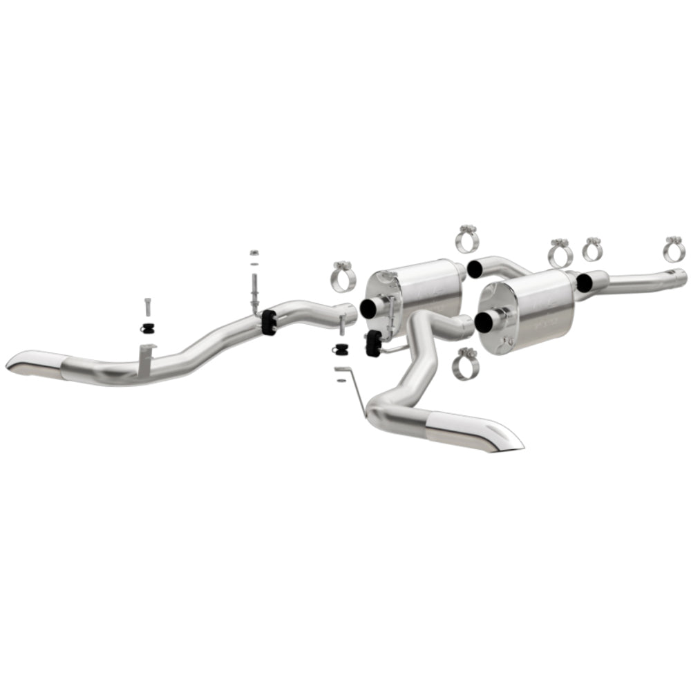 1966-1977 Ford Bronco System Street Crossmember-Back 15344 Magnaflow - Crossmember Back Exhaust Car Part People