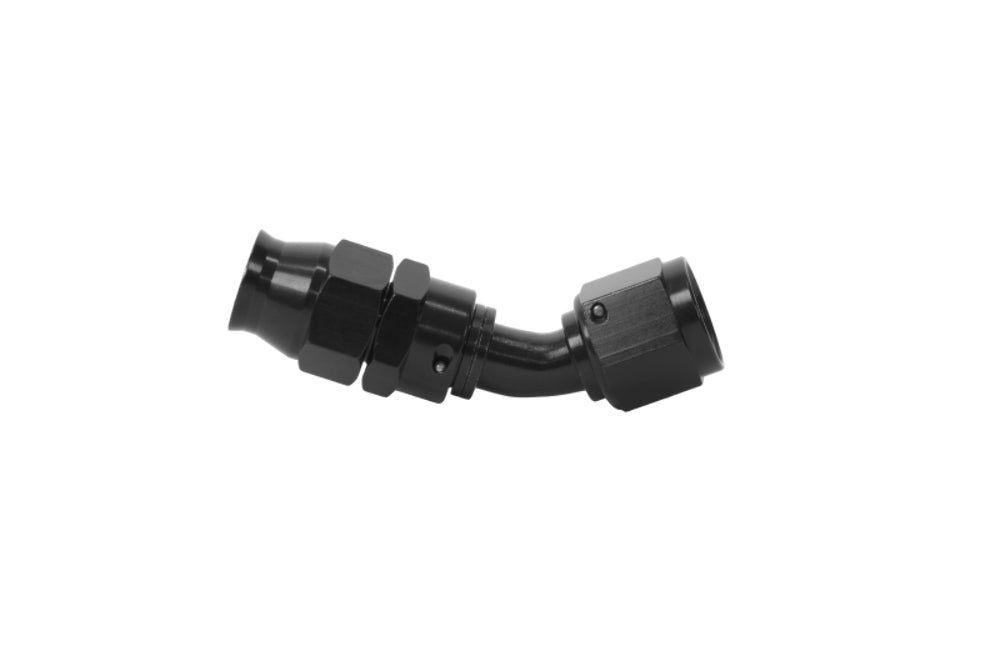 Aeromotive 15354 Hose End, PTFE, Black Anodized, Straight, 45, 90, 180 - Fuel Hose Ends Car Part People