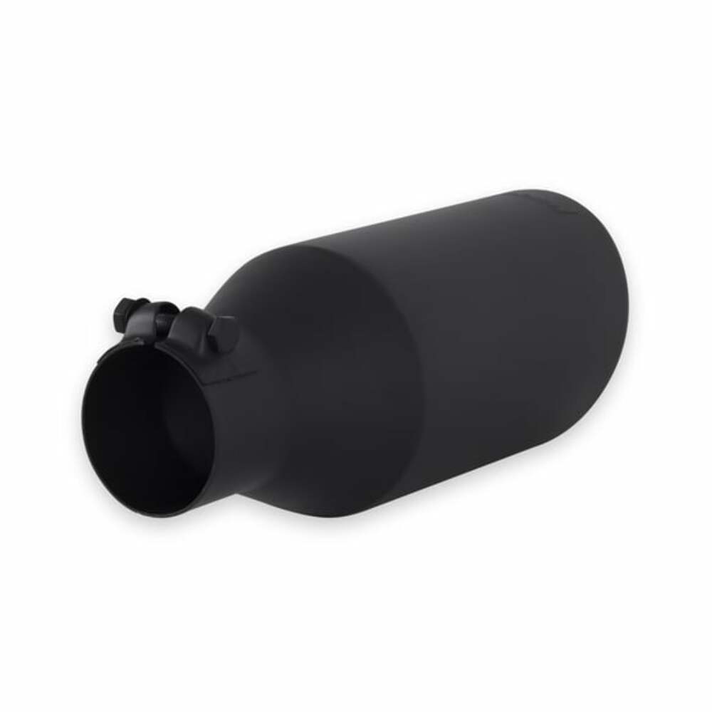 4.5 Black Angle Cut Fits 2.5 Tubing, 11 Long; Exhaust Tips; Flowmaster-15404B