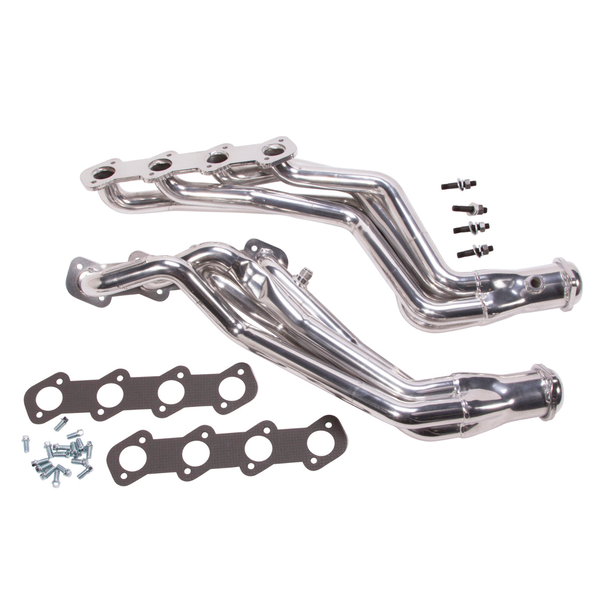 Fits 1996-2004 Mustang 4.6L 2V GT/Bullit 1-5/8 Long Tube Headers-Silver-15410