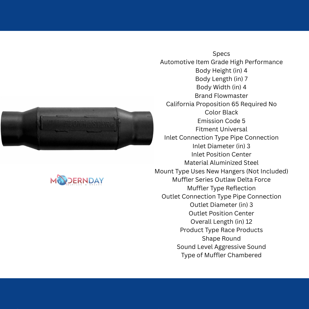 Flowmaster Outlaw Series Race Muffler 15430S