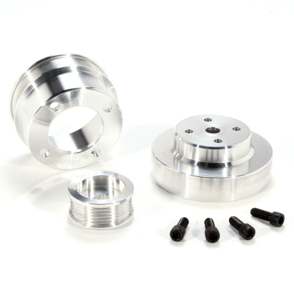 Fits 1979-1993 Mustang 5.0 3 Pc Performance Under Drive Pulley (Billet)-1553 - Car Part People
