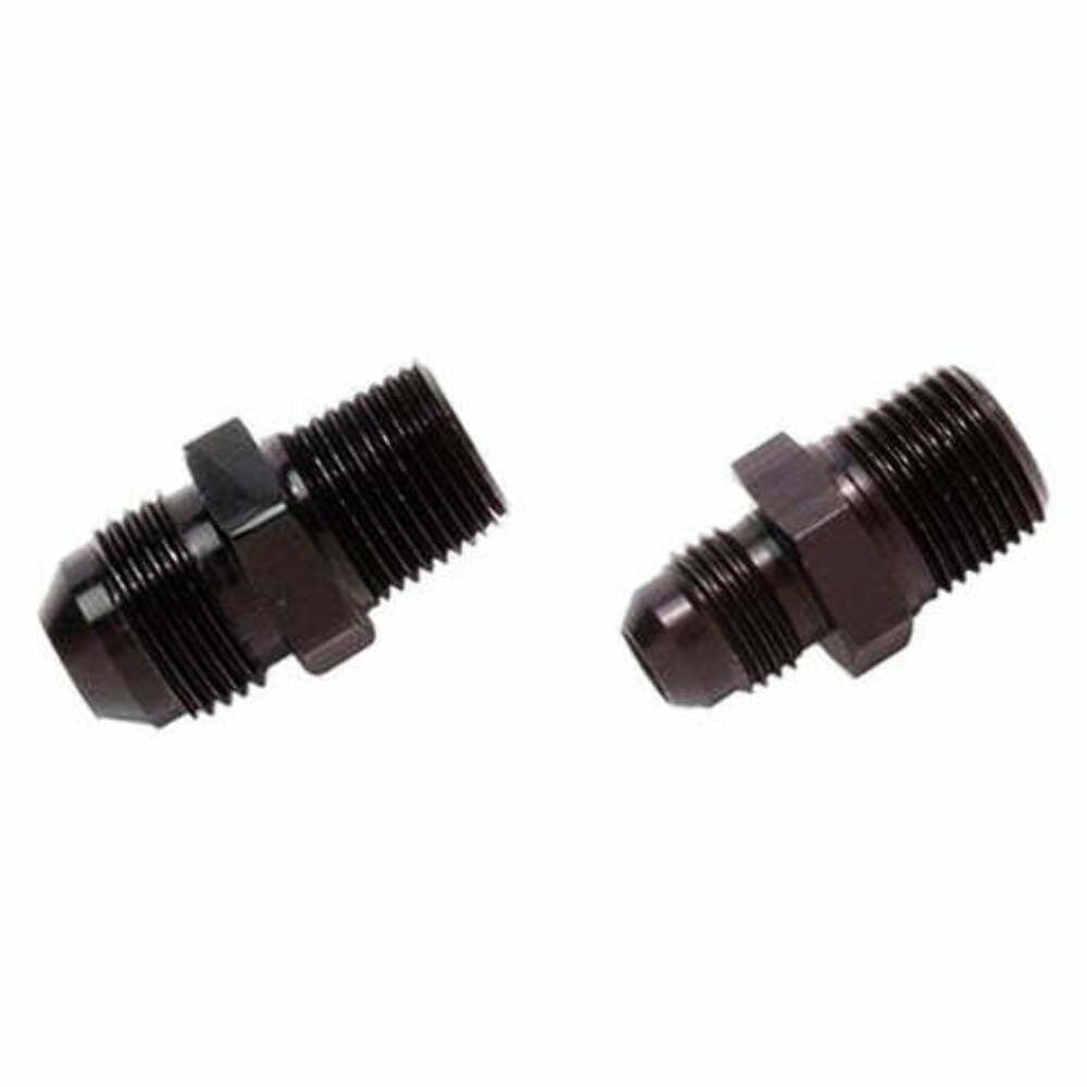 Aeromotive 15615 3/8' NPT to AN-06 Male Flare Adapter Fitting - Fuel Line Fittings and Adapters Car Part People