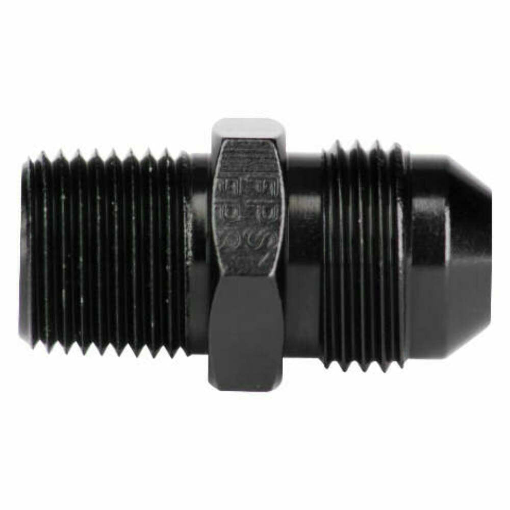 Aeromotive 15616 3/8 NPT to AN-08 Male Flare Adapter Fitting - Fuel Line Fittings and Adapters Car Part People