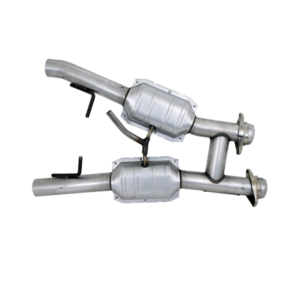 Fits 1994-1995 Mustang GT 2.5 Full H Pipe w/High Flow Catalytic Converters-1563 - Car Part People