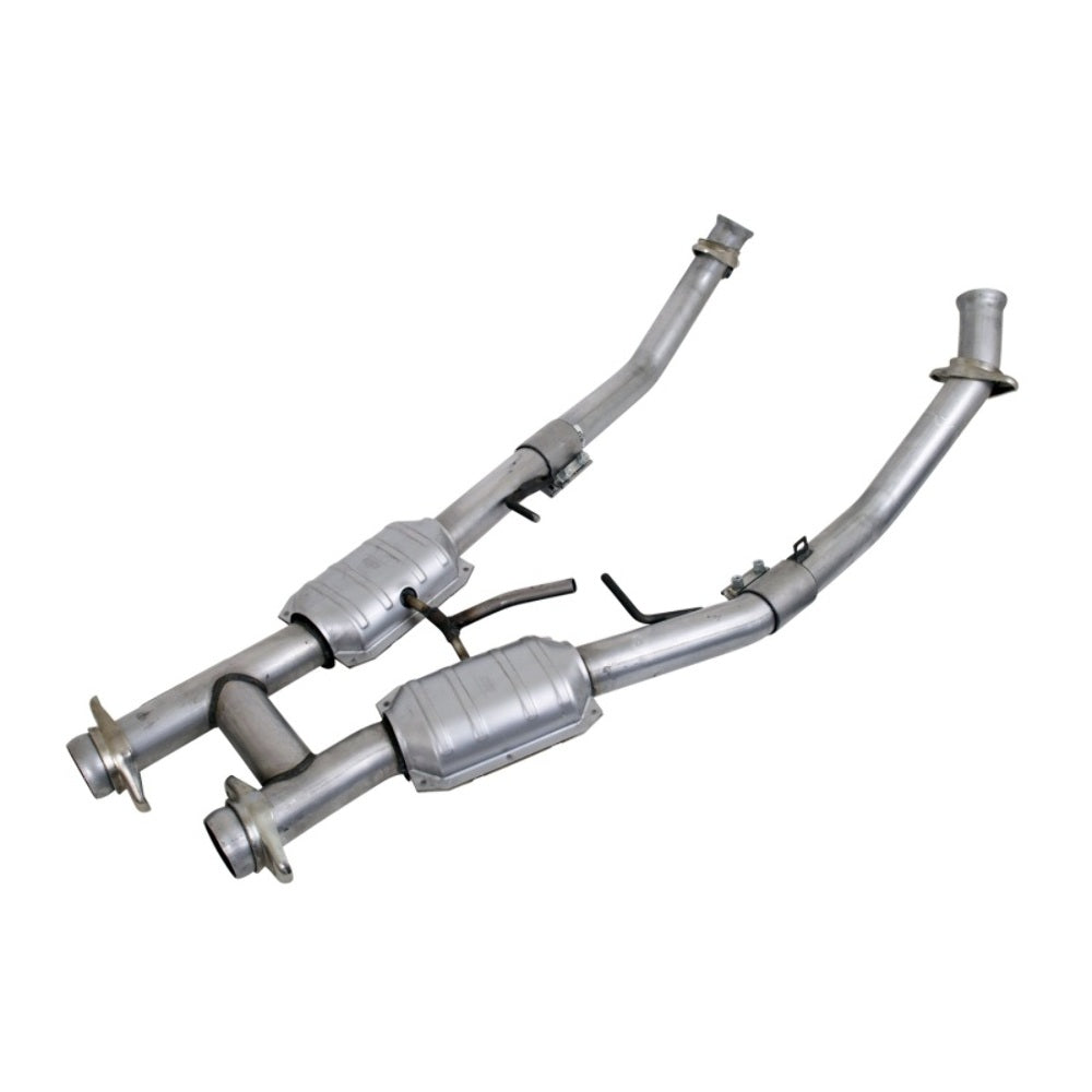 Fits 1994-1995 Mustang GT 2.5 Full H Pipe w/High Flow Catalytic Converters-1563 - Car Part People