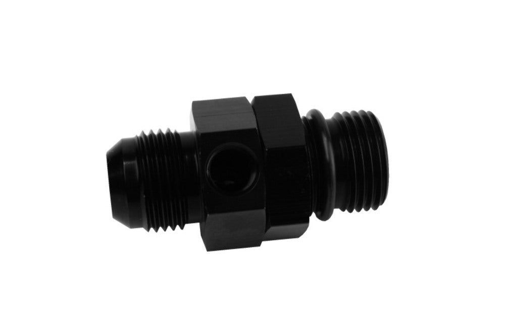 Aeromotive 15696 ORB-10 to AN-10 In-line Gauge Adapter - Fuel Line Fittings and Adapters Car Part People
