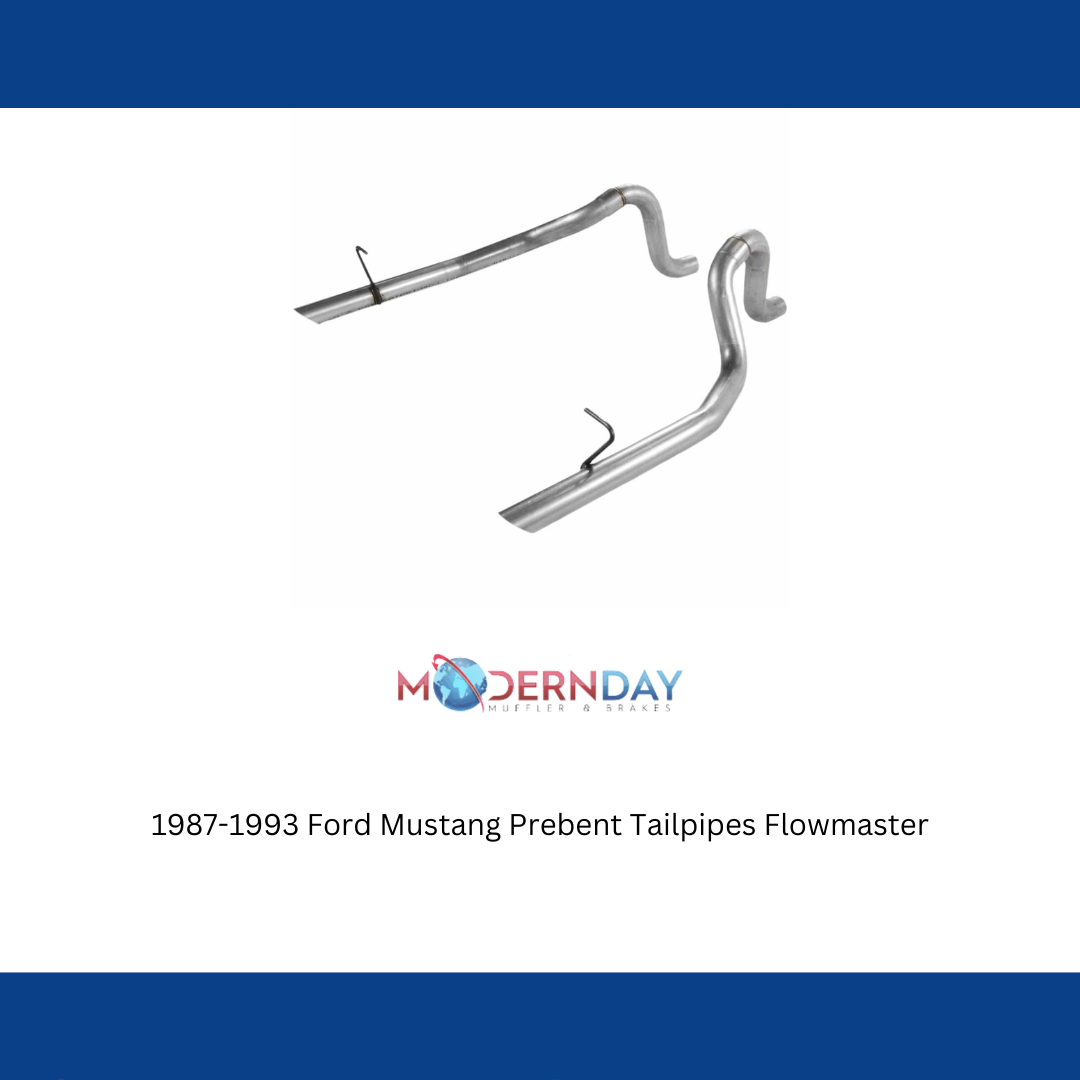 1987-1993 Ford Mustang Prebent Tailpipes Flowmaster 15804