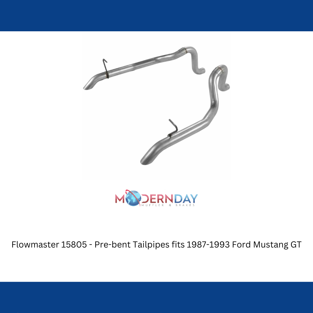 Flowmaster 15805 - Pre-bent Tailpipes fits 1987-1993 Ford Mustang GT