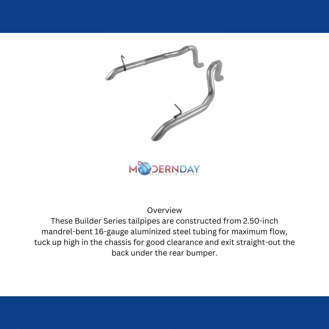 Flowmaster 15805 - Pre-bent Tailpipes fits 1987-1993 Ford Mustang GT