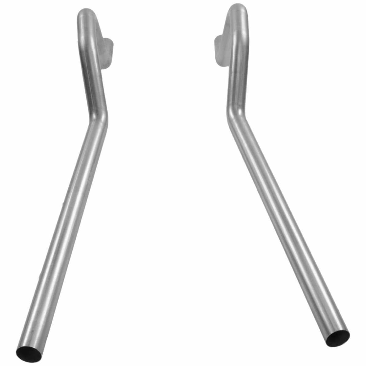 Flowmaster 15806 - 1966-1974 Dodge Charger Prebent Tailpipes - w/o exhaust cutouts in rear bumper. 2.5-inch aluminized steel