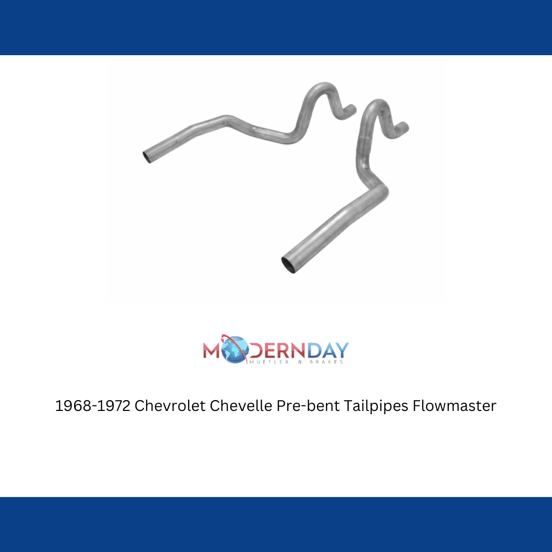 1968-1972 Chevrolet Chevelle Pre-bent Tailpipes Flowmaster 15818