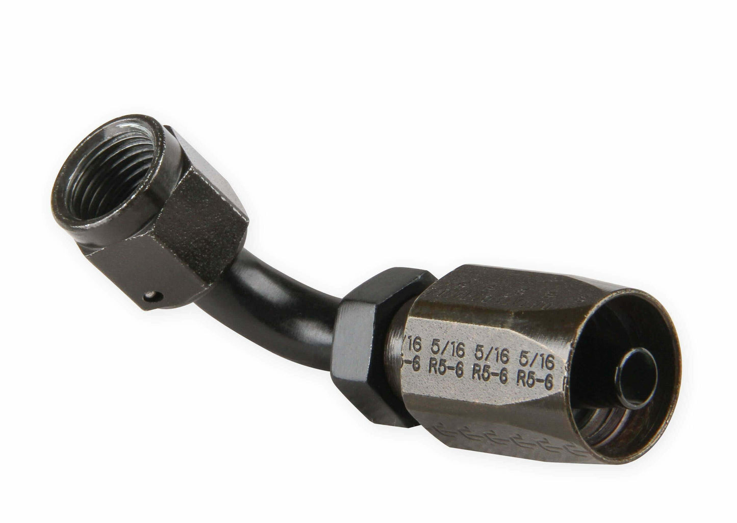 Earls Power Steering Hose End-Black Chromate - 159106ERL