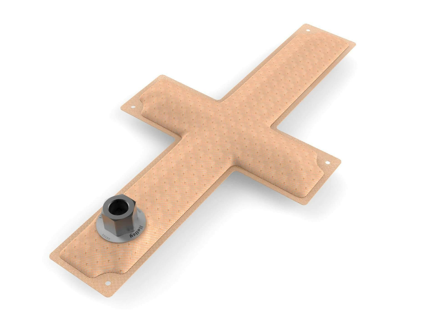 Holley 16-102 - 15 x 8 HydraMat®, Cross - Offset outlet pick-up with -3/8 NPT fitting