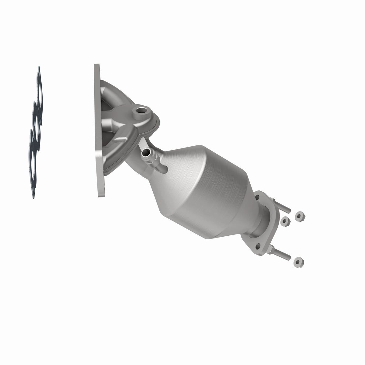 Catalytic Converter with Integrated Exhaust Manifold for HM Grade Federal / EPA Compliant Direct-Fit Manifold Catalytic