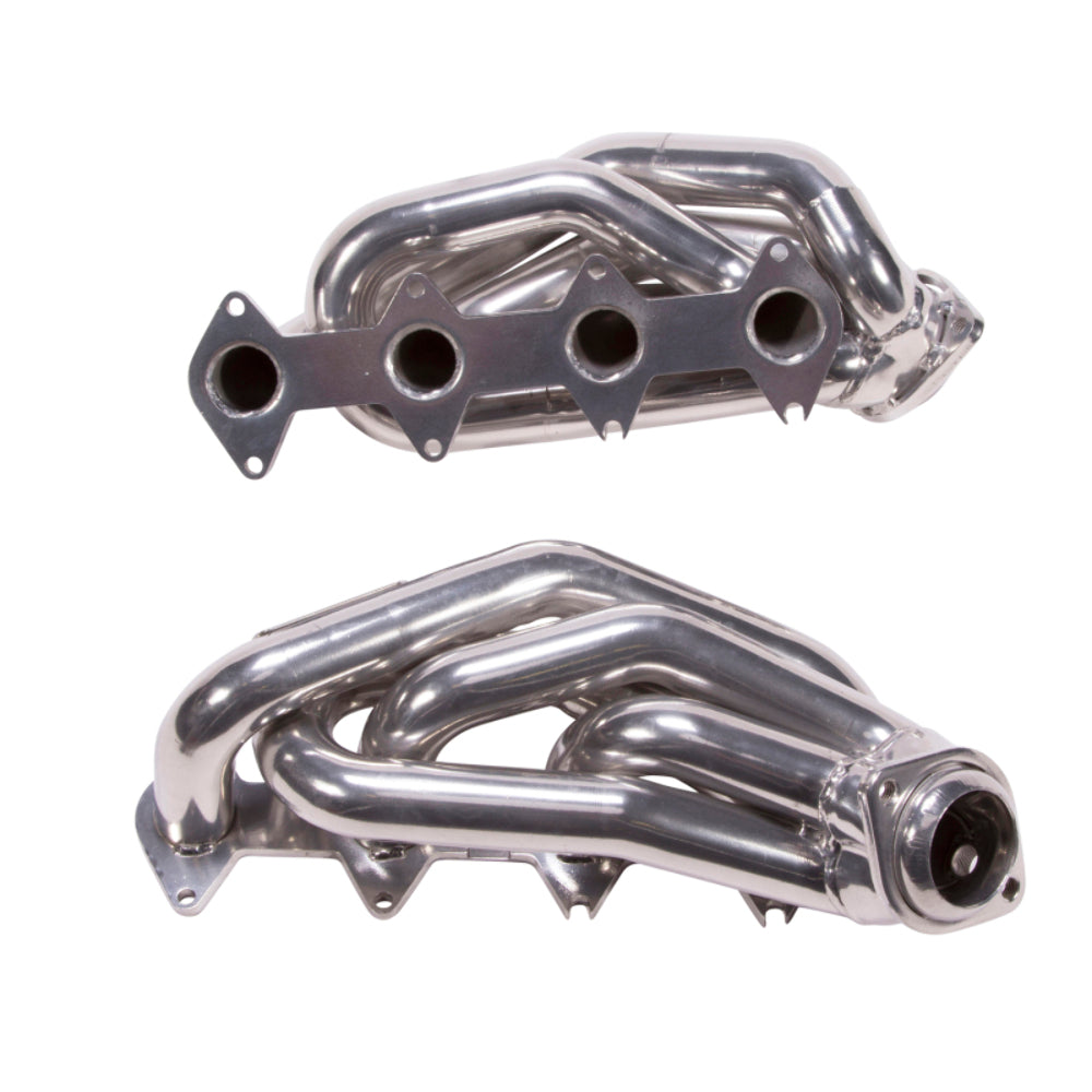 Fits 2005-2010 Mustang GT 1-5/8 Shorty Tuned Length Headers-Silver-16120