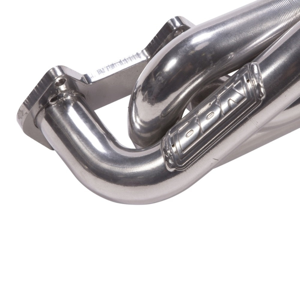Fits 2005-2010 Mustang GT 1-5/8 Shorty Tuned Length Headers-Silver-16120 - Car Part People