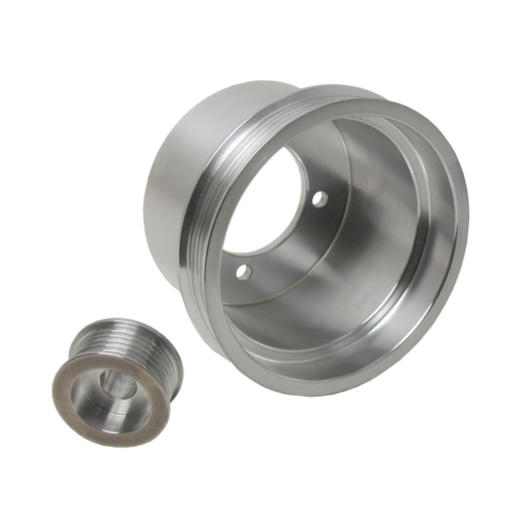 Fits 1994-1998 Mustang 3.8L V6 Underdrive Pulley Kit (Billet Aluminum)-1619 - Car Part People