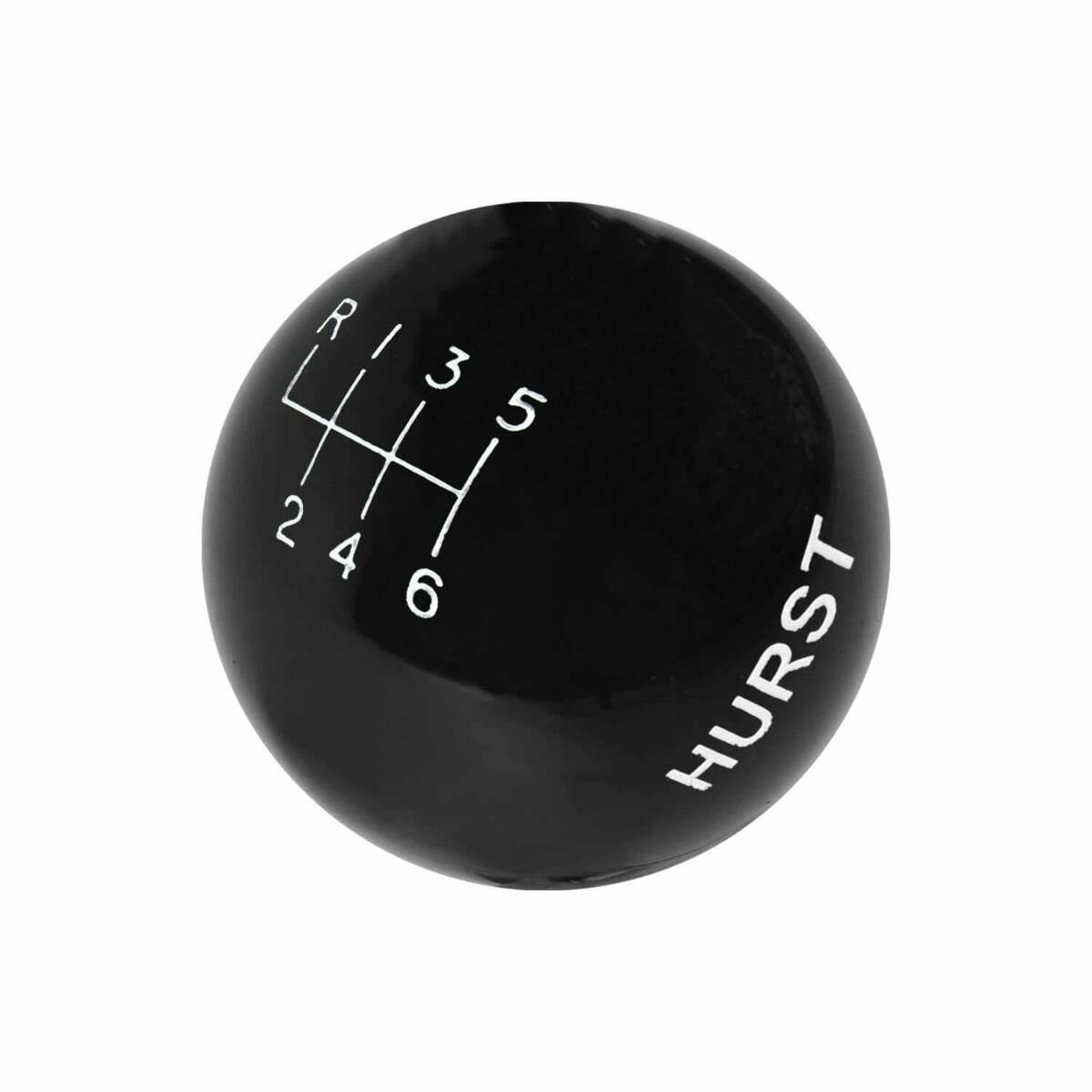 Hurst Shift Knob - Black 6-speed M12 x 1.25 Threads - 1631225