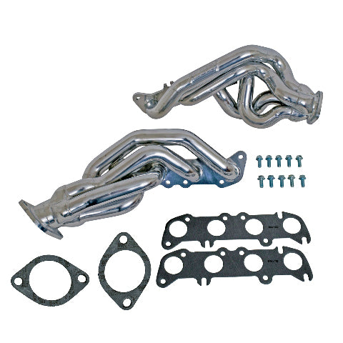 Fits 2011-2014 Mustang GT 1-3/4 Tuned Length Exhaust Headers-Silver-16320