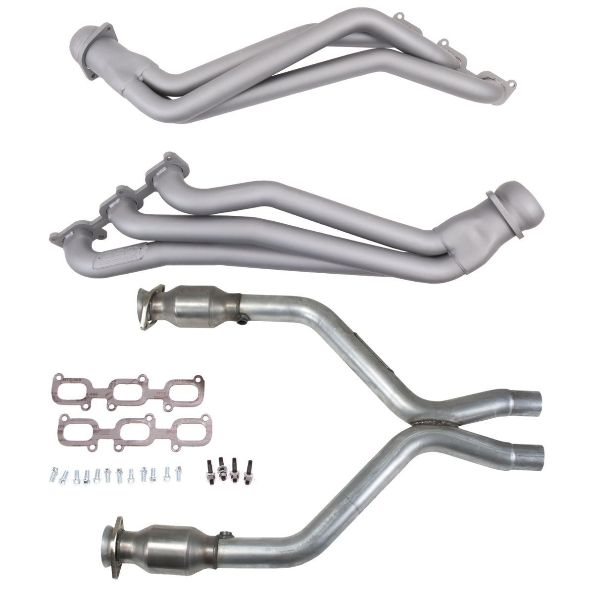 Fits 2011-2014 Mustang V6 1-3/4 Tube Headers, Short Mid X Pipe w/Converter-16421 - Car Part People