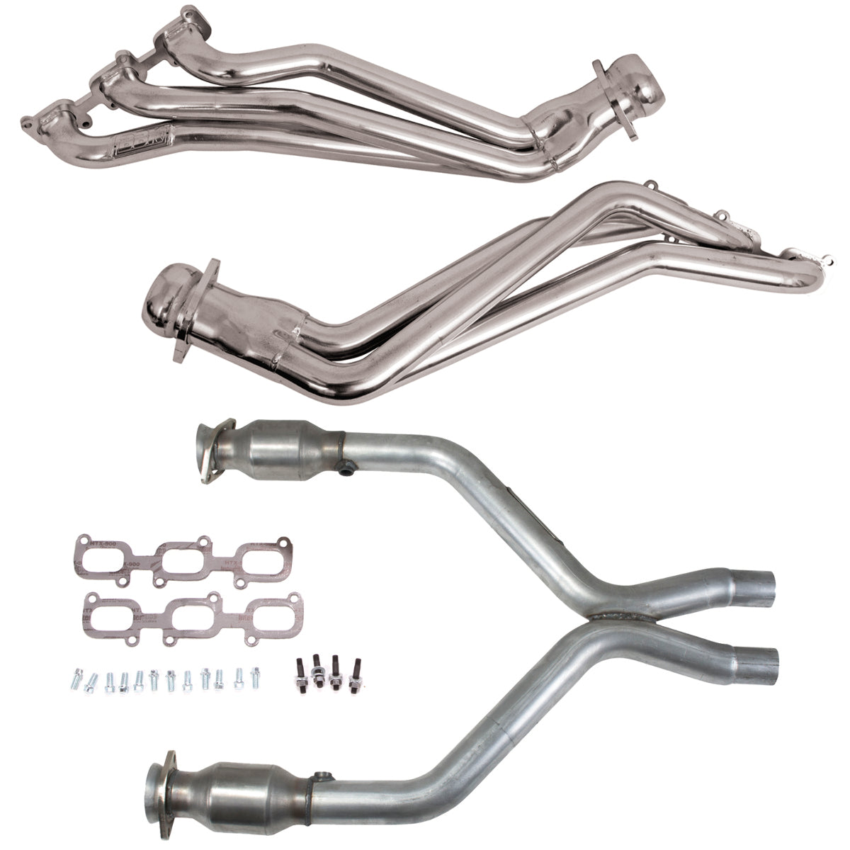 Fits 2011-2014 Mustang V6 1-3/4 Tube Headers, Short Mid X Pipe w/Converter-16422 - Car Part People