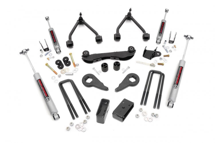 Fits Chevy C1500/K1500 Truck&SUV 4WD (88-99) 2-3" Lift Kit; Rear Blocks; 16530