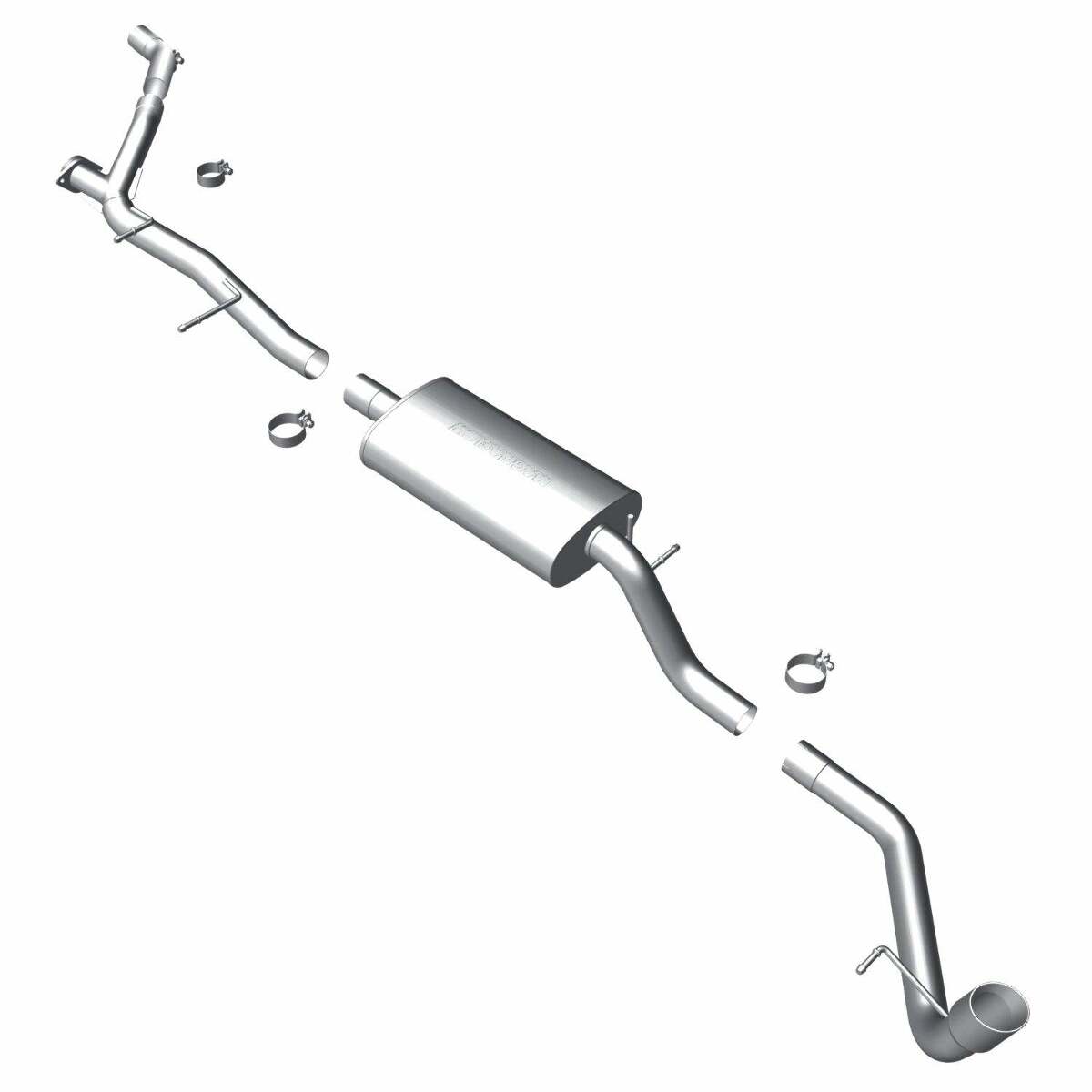 2009-2010 Hummer H3T System Street Cat-Back 16592 Magnaflow