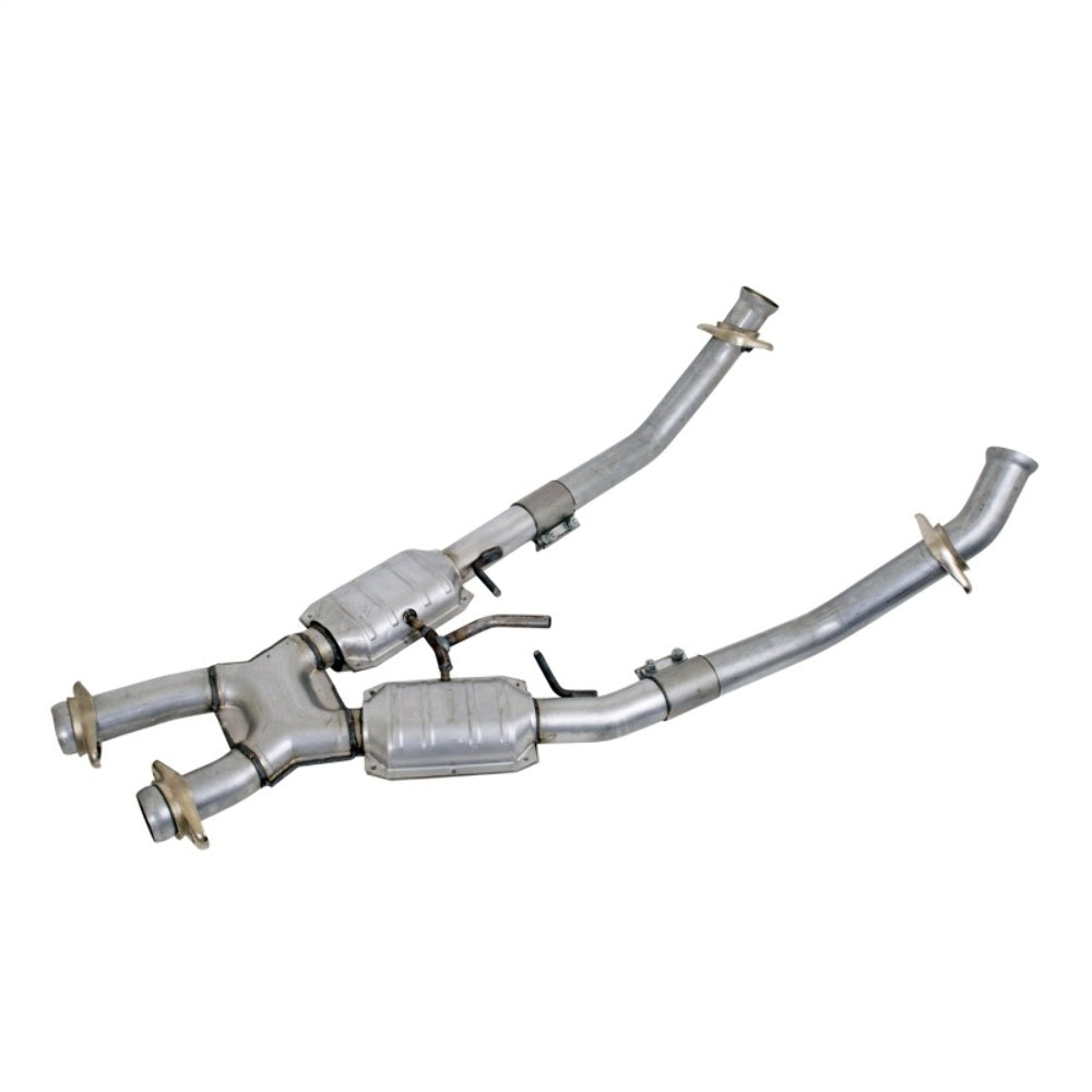 Fits 1986-1993 Mustang 5.0 2.5 Full X Pipe W/ Catalytic Converters-1662 - Car Part People