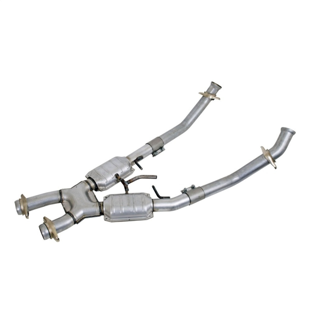 Fits 1986-1993 Mustang 5.0 2.5 Full X Pipe W/ Catalytic Converters-1662 - Car Part People