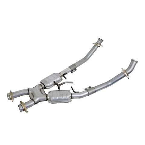 Fits 1994-1995 Mustang 5.0 2.5 Full X Pipe W/Catalytic Converters-1663