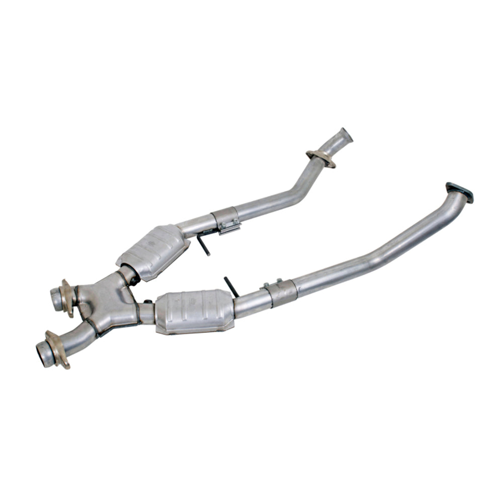 Fits 1996-1998 Mustang GT 2.5 Full X Pipe W/Catalytic Converters-1666 - Car Part People
