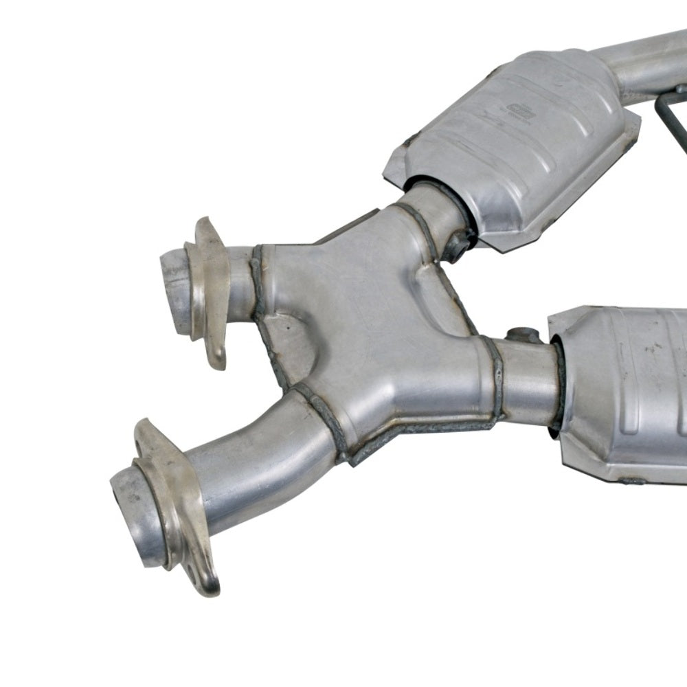 Fits 1996-1998 Mustang GT 2.5 Full X Pipe W/Catalytic Converters-1666