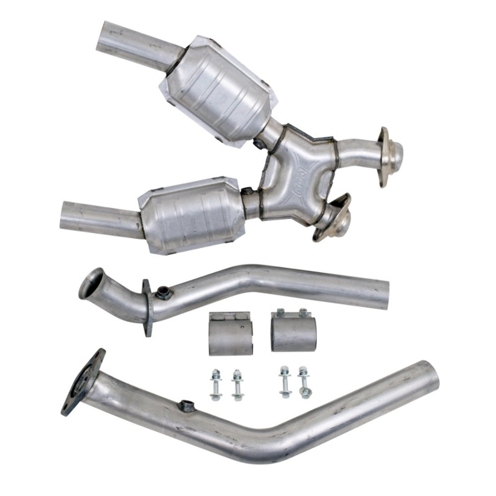 Fits 1999-2004 Mustang 4.6L Full 2.5 X Pipe W/Catalytic Converters-1670 - Car Part People