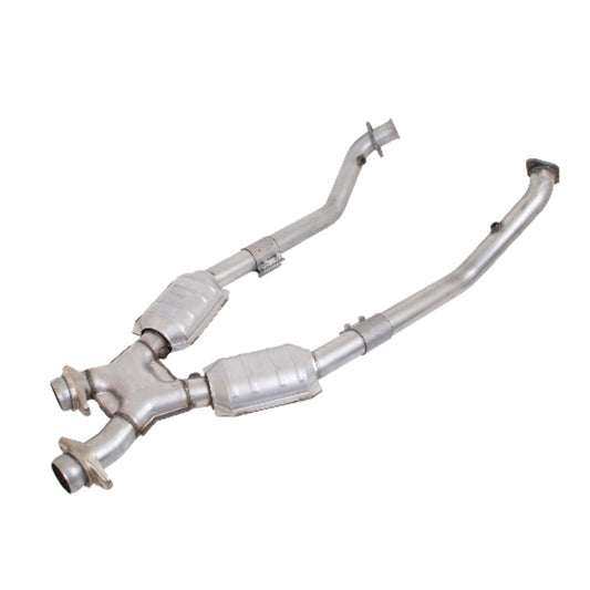 Fits 1999-2004 Mustang 4.6L Full 2.5 X Pipe W/Catalytic Converters-1670 - Car Part People