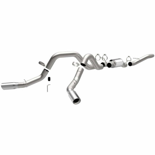 06 GM Duramax CC/SB Dual Street Series Stainless Cat-Back System 16964 Magnaflow - Cat Back Exhaust Car Part People