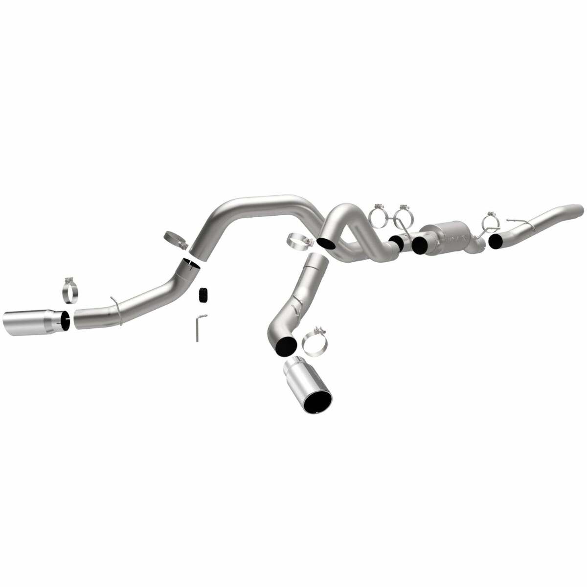 MagnaFlow XL Diesel 5in. Cat-Back 06- GM Duramax CC/SB Duals 16965 Magnaflow - Cat Back Exhaust Car Part People