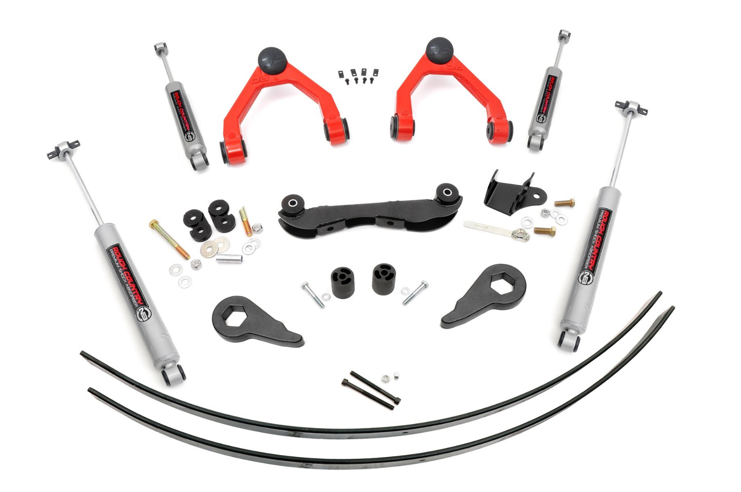 Fits Chevy C1500/K1500 Truck&SUV 4WD (1988-1999) 2-3" Lift Kit Rear AAL 17030RED